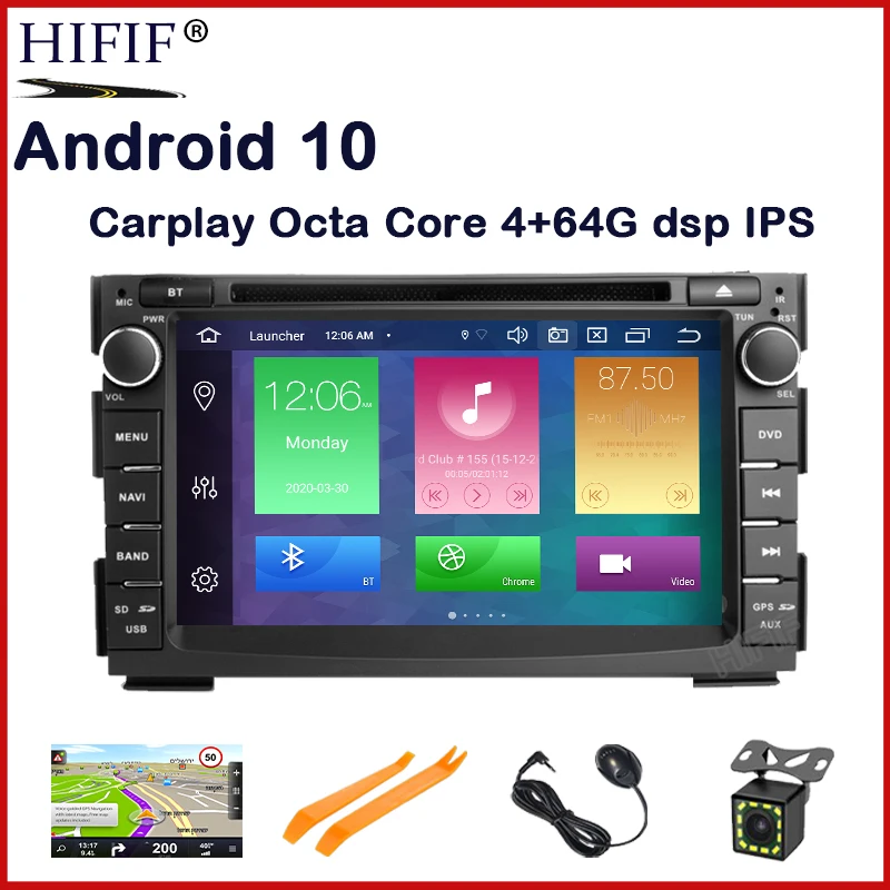 IPS HD DSP Car DVD player GPS navigation for Kia Ceed 2010-2012 KIA Venga 2010-2016 2 din radio stereo unit Android 11 4GB+32GB |
