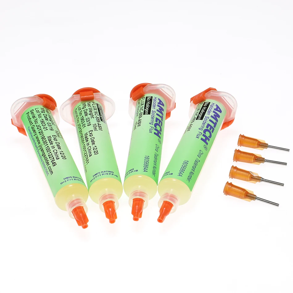 4 шт. AMTECH NC-559-ASM BGA PCB No-Clean паяльная паста Сварка Расширенный масляный поток Смазка 10cc паяльные инструменты для ремонта