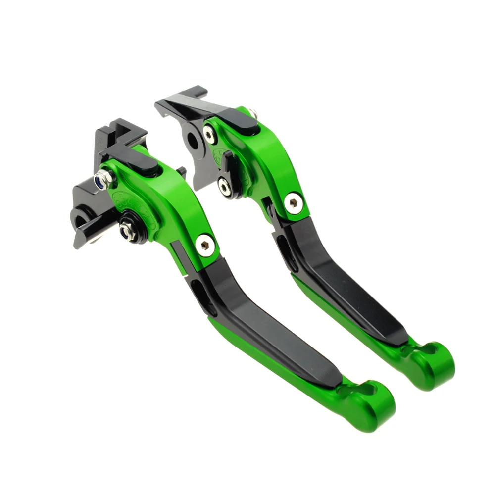 Motorcycle Accessories Folding Extendable Titanium Clutch Levers Black