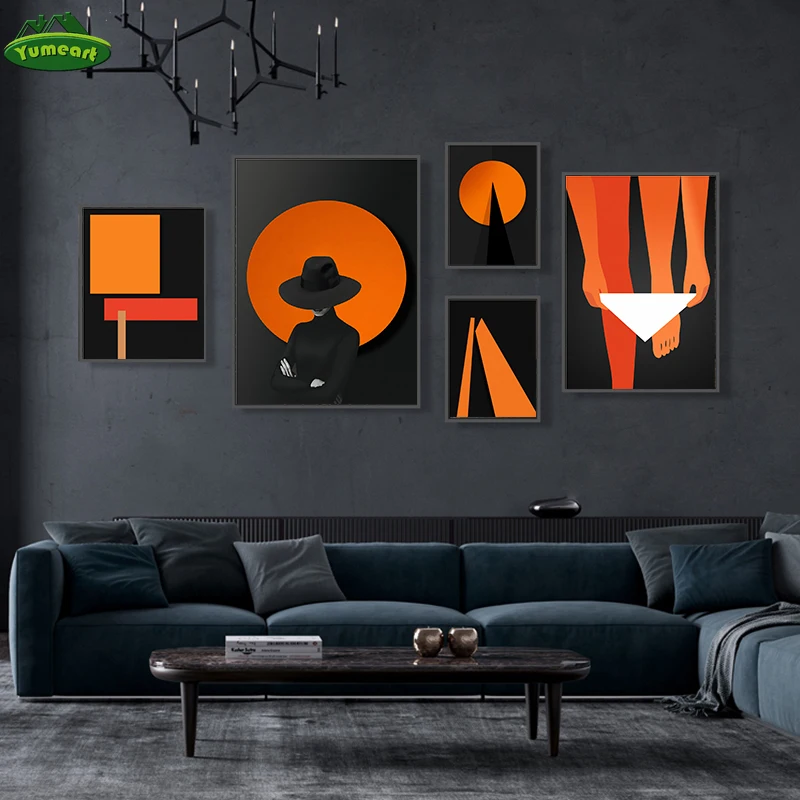 Dark Orange Wall