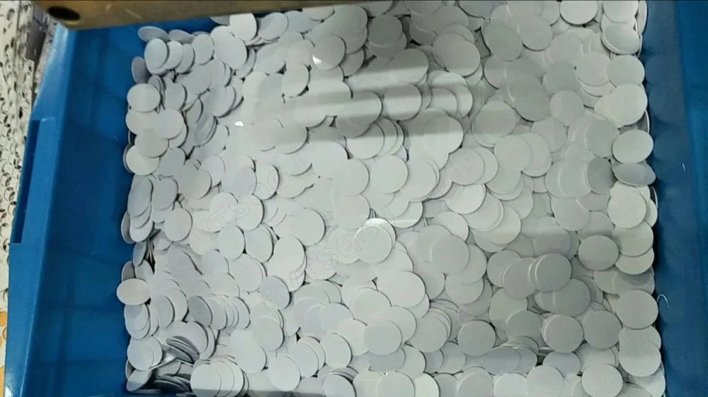 Допустимое отклонение диаметра 10/13/15 мм iso 14443a rfid ПВХ монета/тэг диск