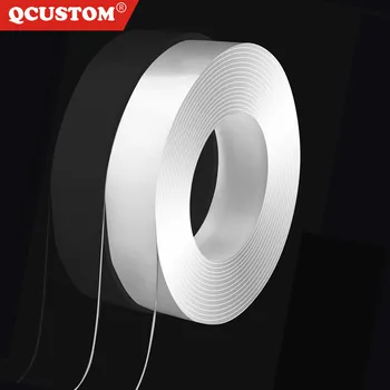 

Transparent NoTrace Nano Magic Tape - Double Sided Tape Bedroom Kitchen home improvement gekko tape Reusable Removable Adhesive
