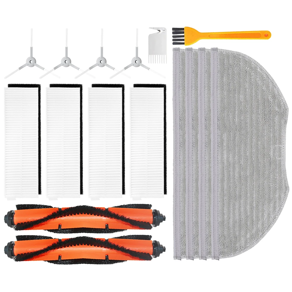 Hepa Filter Roller Brush Mop Cloth Per Xiaomi Mijia Mi Robot Aspirapolvere Essential G1 Mjstg1 Aspirapolvere Accessori