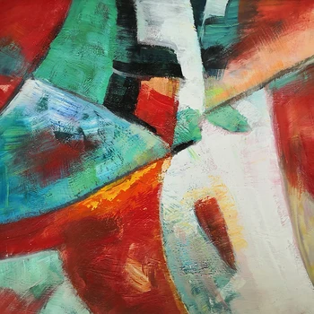 

Abstract color and beaut handpaint decorative painting on canvas for Living Room Home Decoration