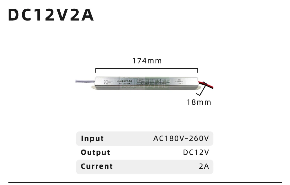 DC12V постоянного Напряжение Мощность поставки Вход AC220V светодиодный трансформатор освещения Выход 1.5A 2A 3A 5A с драйвером постоянного тока для светодиода