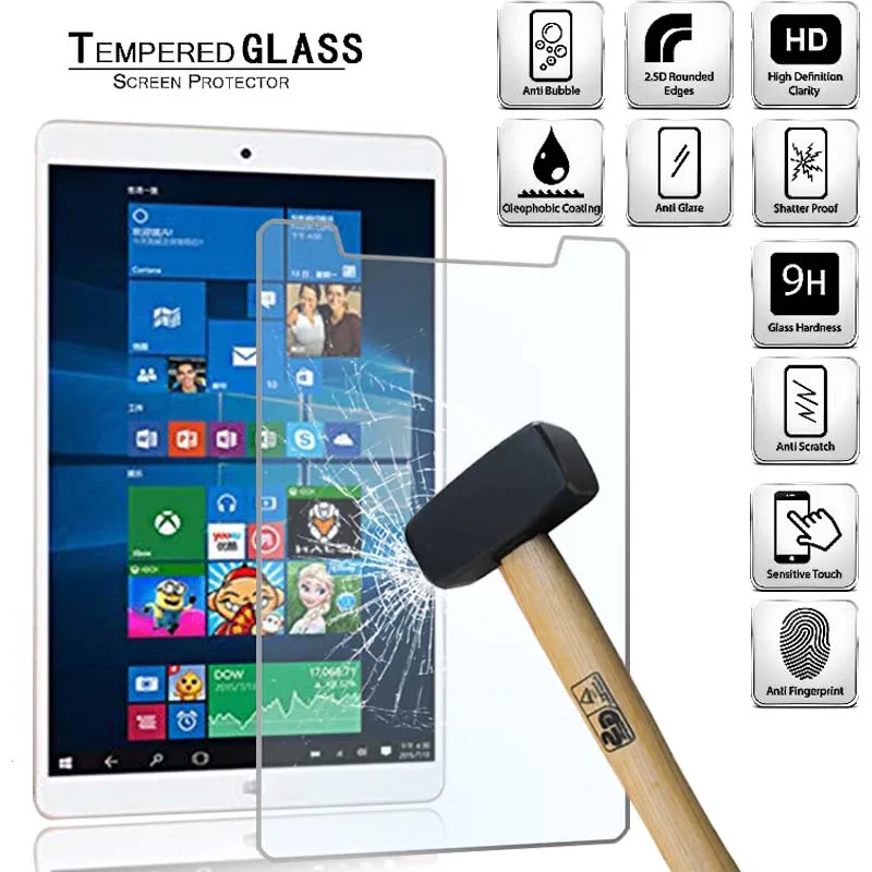 

Tablet Tempered Glass Screen Protector Cover for Teclast X80 Power Anti-Fingerprint HD Eye Protection Tempered Film