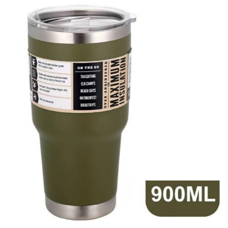 Travel Water Cup Stainless Steel Coffee Mug Thermos Tumbler Cups Vacuum Beer Cups Bottle Thermocup Garrafa Termica Termo Alcohol 3