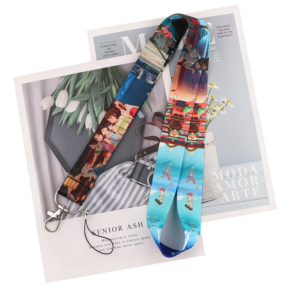 MD1560 Japanese Anime Lanyard Keychain Lanyards for Keys Badge ID