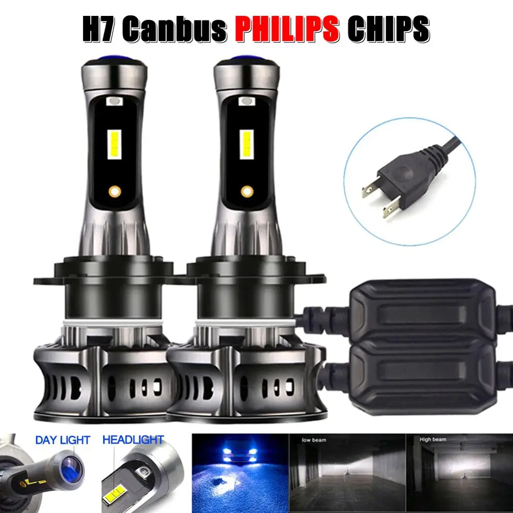Hot Selling Headlight Bulb Error-Free High Low Beam Car For Dhbh-2x Car h7 Led 6000k 8000k Hot Selling Headlight Bulb Error-Free High Low Beam Car For Dhbh-2x Car h7 Led 6000k 8000k