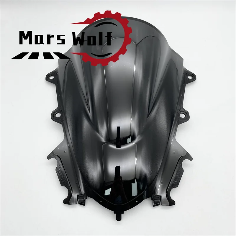 Motorcycle Double Bubble Sport Windshield WindScreen Deflector Visor Viser For YAMAHA YZF R15 V3.0 2017-2021 YZF-R15 V3