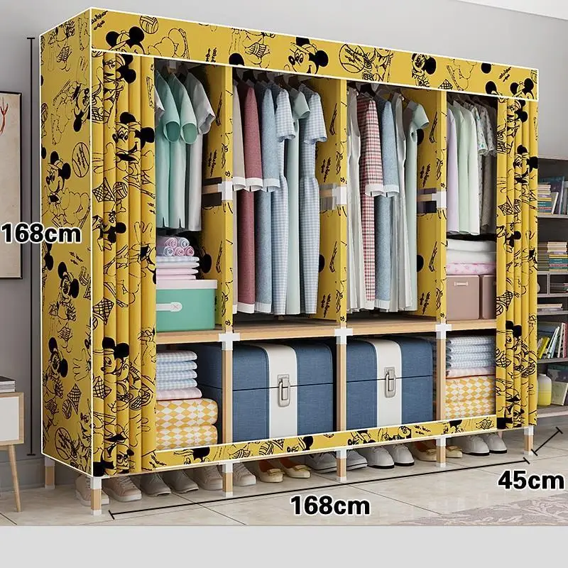 Ropero мобильный Armario Almacenamiento табличка Meuble Range Closet Mueble De Dormitorio мебель для спальни шкаф гардероб - Цвет: Number 7