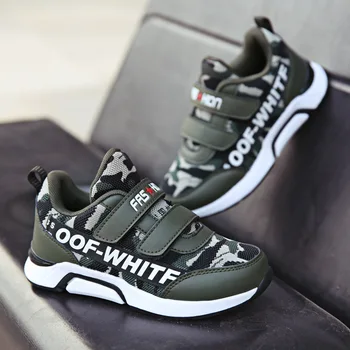 

autumn boys Camouflage Platform children shoes Comfortable Breathable Anti-slippery kids Training shoes sports Casual shoes