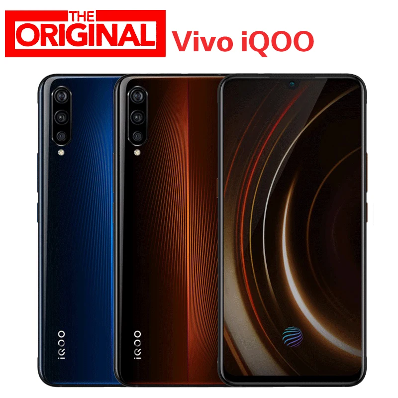 Vivo iQOO мобильный телефон OTA обновление отпечатков пальцев ID Snapdragon 855 NFC type-C 44W быстрая зарядка смартфон Android