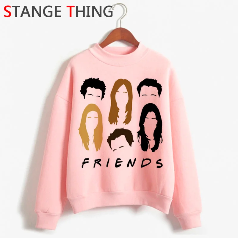 New Friends Tv Show Harajuku Funny Cartoon Hoodies Women Best Friends Ullzang 90s Fashion Sweatshirts Warm Graphic Hoody Female - Цвет: H3598