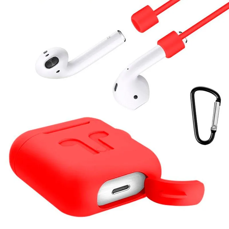 Silicone Case for Apple Airpods also for non original Allows the Airpods to be loaded without removing the case