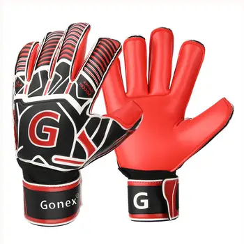 

Gonex GK Goalie Gloves Soccer Goalkeeper Gloves with Fingersave Spines, Pro-Level Gollies Golly Gloves 3.5mm Superior Grip