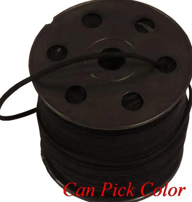 

best cord uuh4 3mm x1 5mm 100 meter black brown Faux Flat Suede velvet Lace Leather Cord Jewelry DIY Rope