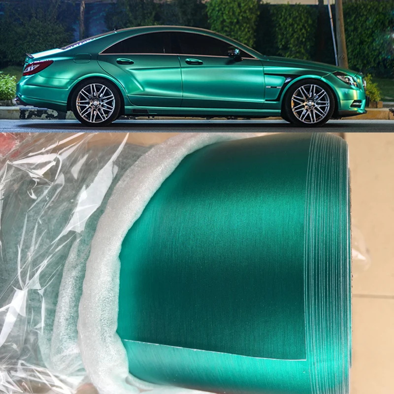 Teal Brushed Metallic Wrap Vinyl-2