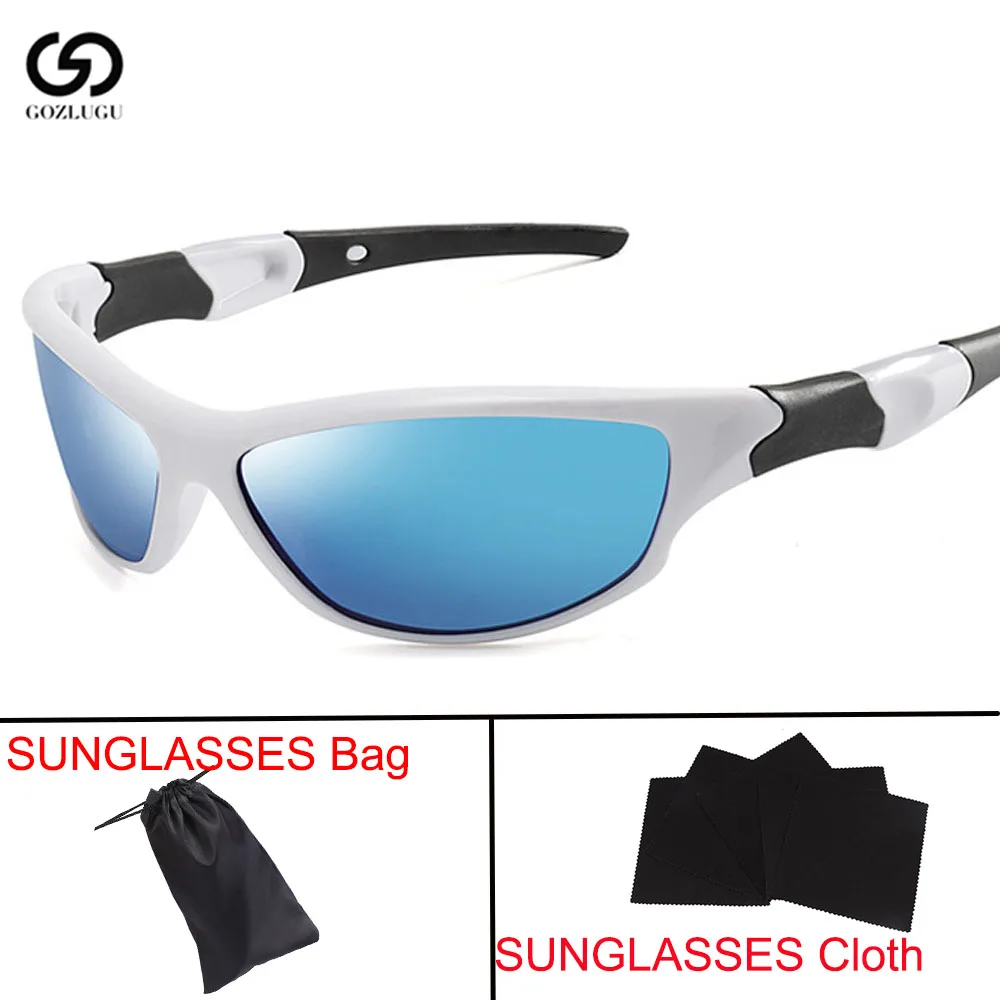 Очки ночного видения для фар поляризованные солнцезащитные очки для вождения желтые линзы UV400 защита Ночные очки для водителя - Цвет линз: blue lens