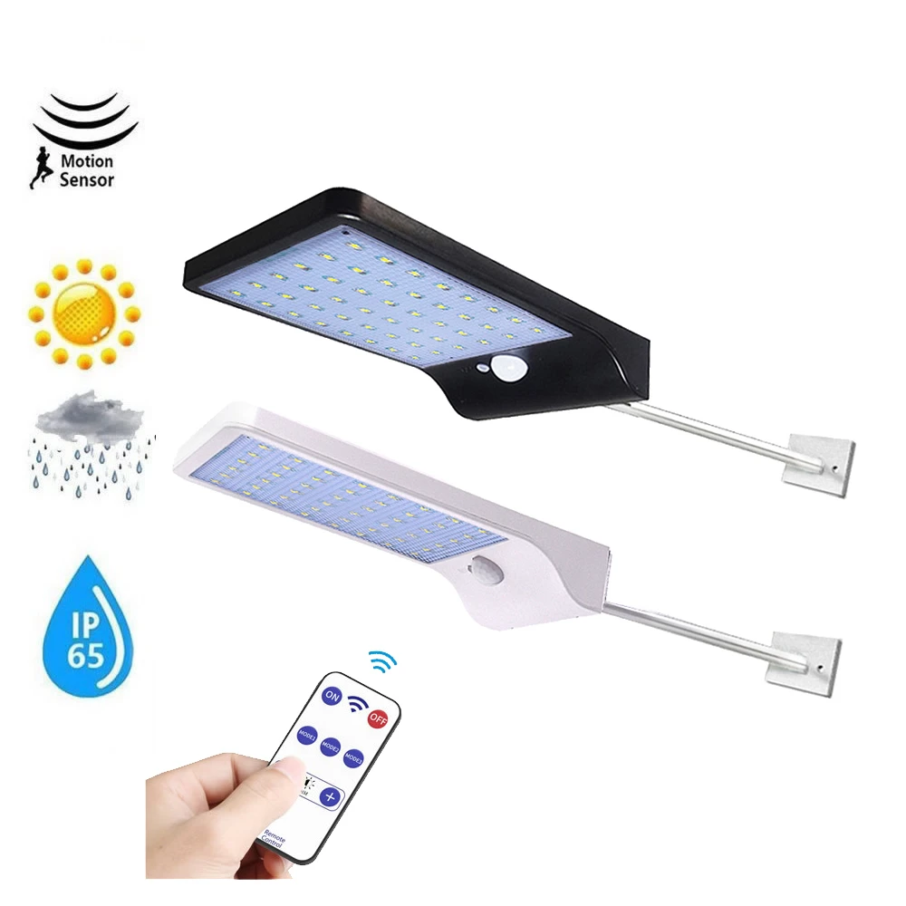

48 LED Solar light Solar Power PIR Motion Sensor Wall Light Outdoor Waterproof Energy Saving Street Garden Security Lamp wall+La