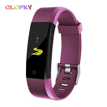 

NEW 115Plus 0.96 inch Color Screen Smart Bracelet Sport Smart Watch Blood Pressure Exercise Dynamic Heart Rate Monitoring Step