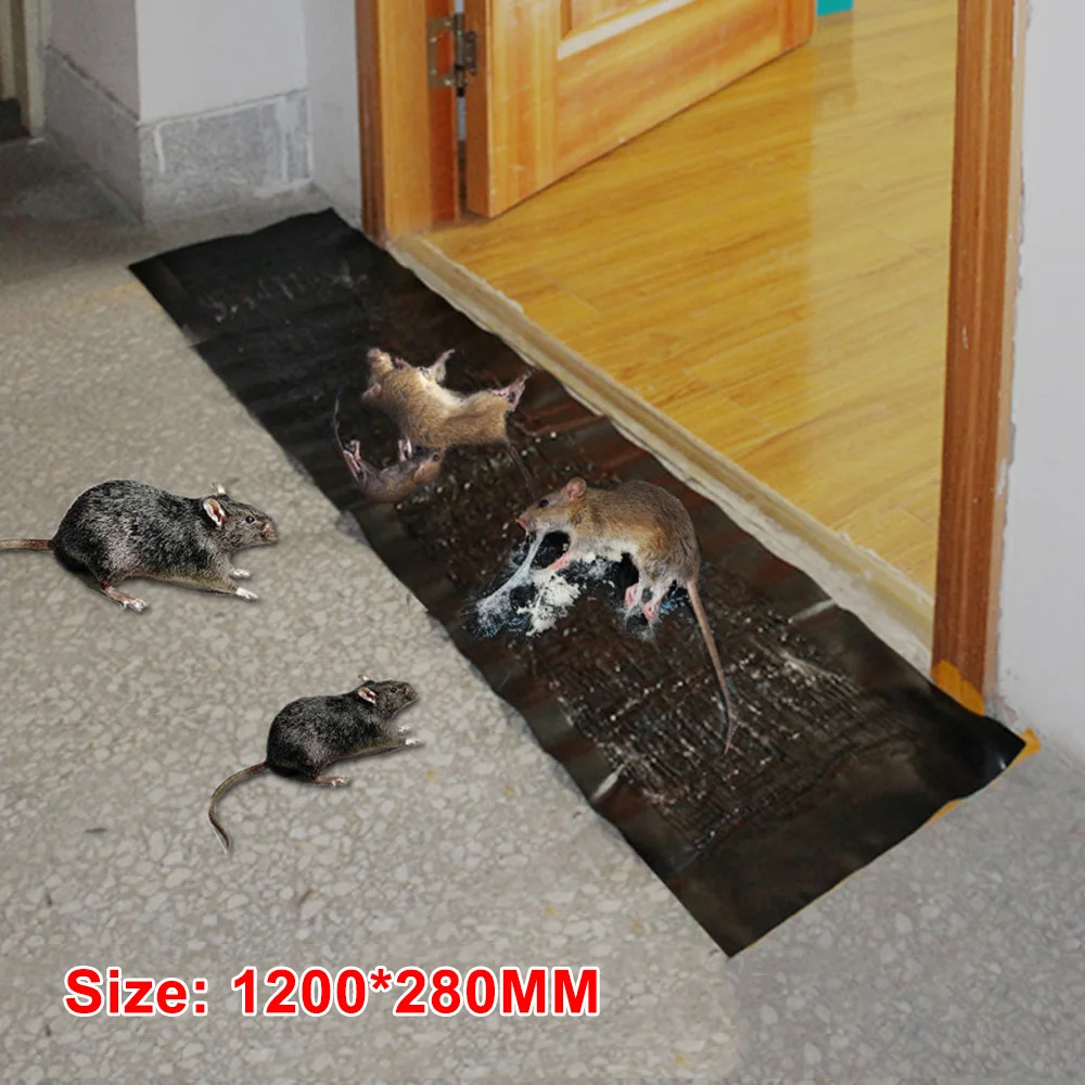 Trappola per topi per uso domestico ratto veleno ratto colla per topi  trappola per topi 1.2M trappola per topi efficiente appiccicoso Mouse Board