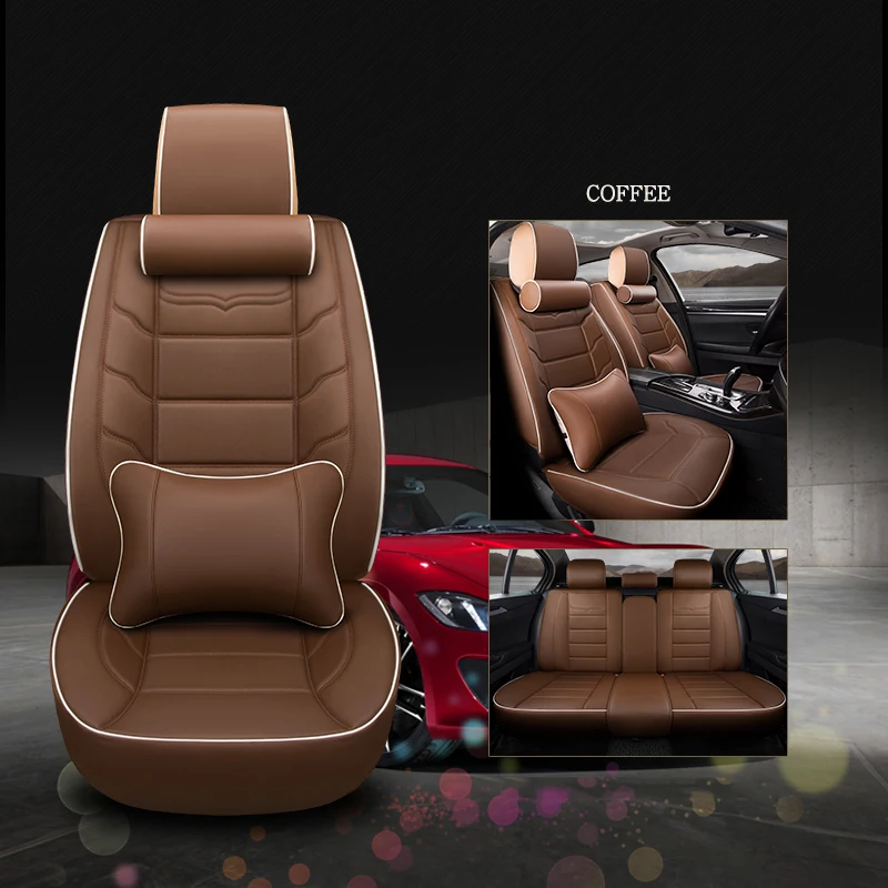 Compare Universele Lederen Auto Seat Cover Voor Audi A3 8l 8 P Sedan Sportback A4 B5 B6 B7 B8 A5 B8 a6 C5 C6 C7 Van 2018 2017 2016 2015