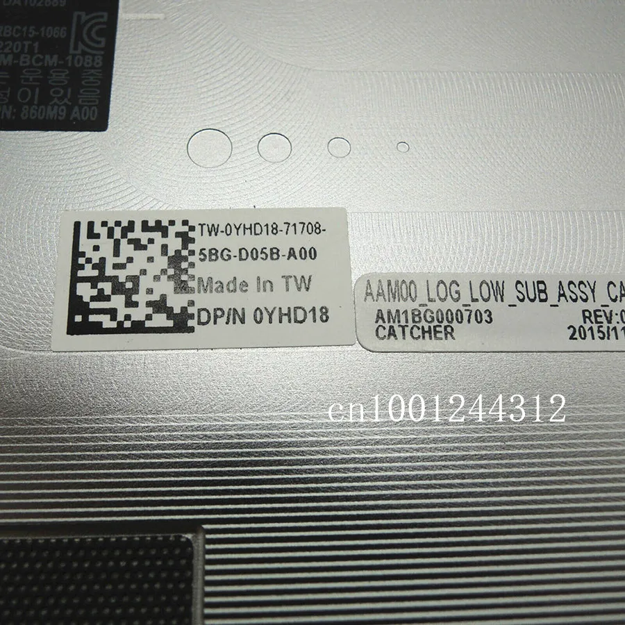 Для Dell XPS 15 9550 9560 ниже Нижняя крышка корпуса 0YHD18