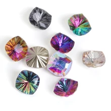 

20Pcs 8mm Square Rhinestones Nail Art Stickers Firework Luxury Stone K9 Sharpening Crystal Wholesale Strass Glass Diamond