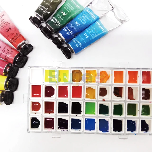 Sennelier La Petite Aquarelle Watercolor Set, 12-Color Set- 10ml