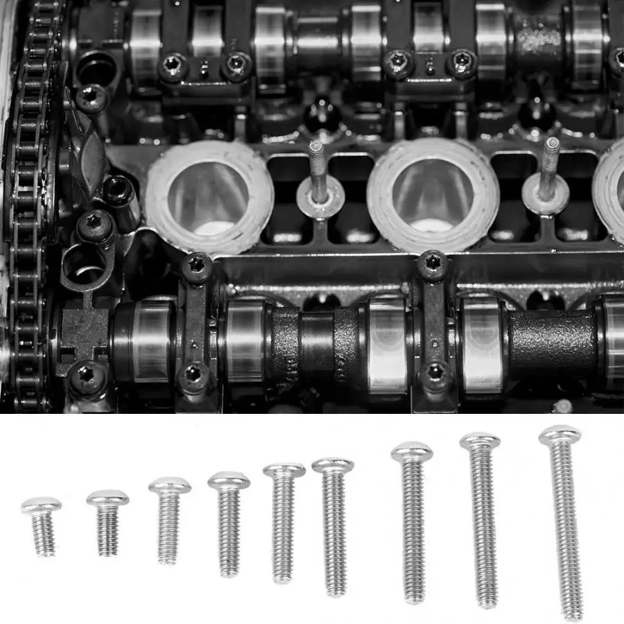 

662Pcs/set M2.5 Pan Hex Socket Screw +Washer +Spring Gasket +Nut Wrench Repair Kit