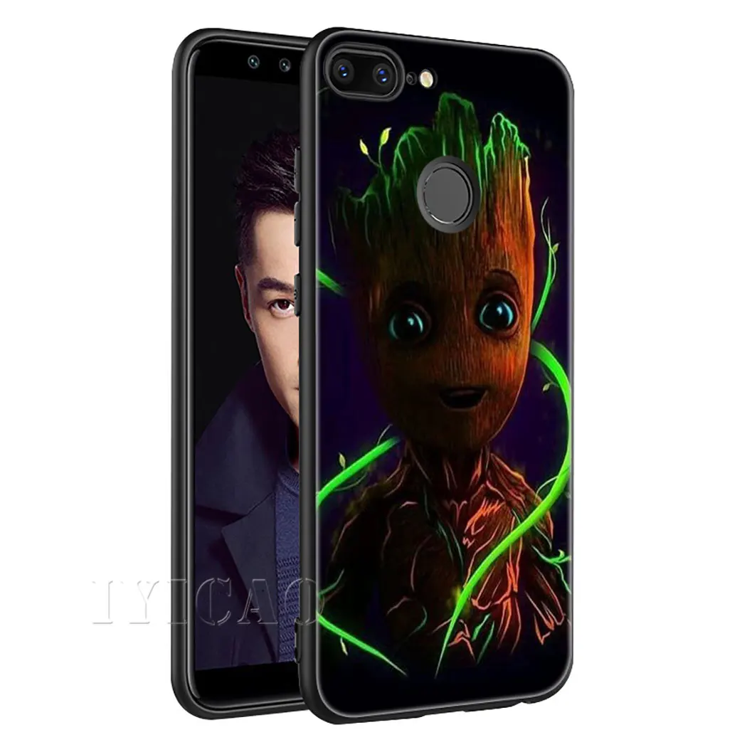 4 IYICAO Marvel I Am Groot Мягкий силиконовый чехол для huawei Honor view 20 9X Pro 10 9 8 Lite 8X 8C 7X 7C Note 10 чехол - Цвет: 4