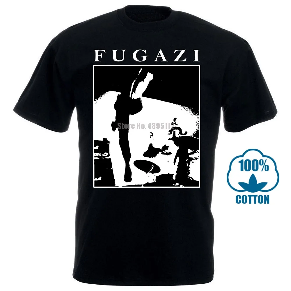 Очень редко! 90-е Винтажная Футболка Fugazi Размер США Ограниченная серия | Мужская