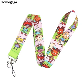 

Homegaga Cartoon Lanyard Strap Funny Mobile Phone Neck Strap Cool ID Badge Holder Cool Hang Rope Lanyards for Keys D2505