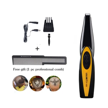 

Mini Hair Clipper Barber Scissors Carving Tool Rechargeable Hair Trimmer Cutter Hair Modeling Lettering for Men Children Shaver