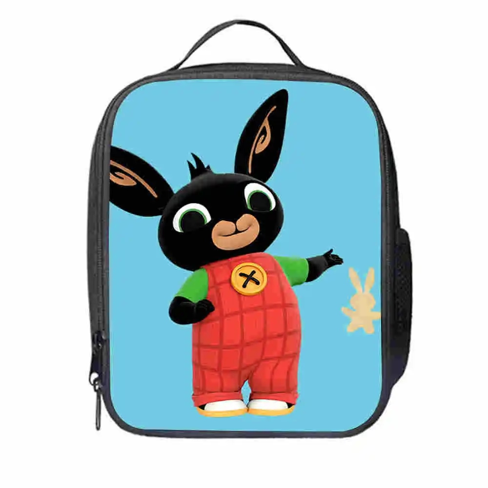 Небесно-голубой 25 см Bing Bunny сумки для обеда мультфильм дети открытый портативный ледяной студенческий для мальчиков и девочек милый сумка-холодильник ребенок сумка для пикника подарки на день рождения - Цвет: Небесно-голубой