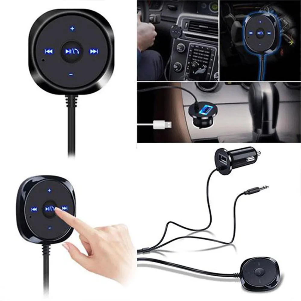 Bluetooth автомобильное зарядное устройство Bluetooth Handsfree Портативный Bluetooth автомобильный комплект FM AUX Dual USB Smart