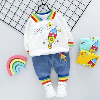 

Children Clothing 2020 Autumn Spring Toddler Boys Clothes T-shirt+Pants Outfits Kids Clothes Costume Suits For Boys Clothing Set