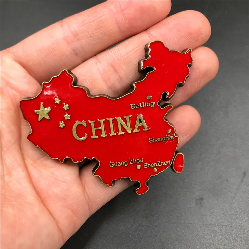 Imán Para Nevera Con La Bandera De La República Popular De China