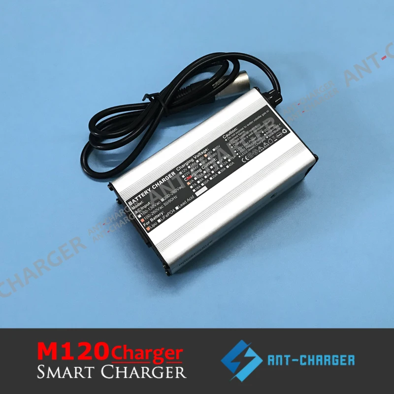 10.95V 6A Smart Charger for 9V9.6V 3s 3V3.2V LiFePO4 Battery Pack Aluminum Alloy Shell 100-240Vac Input (5)