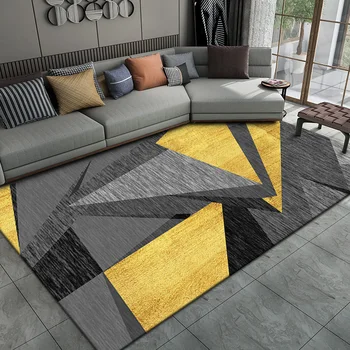 

Nordic Living Room Carpet Modern Anti Slip Geometric Soft Table Area Rug Floor Large Mat Center Alfombra Home Decor AD50CA