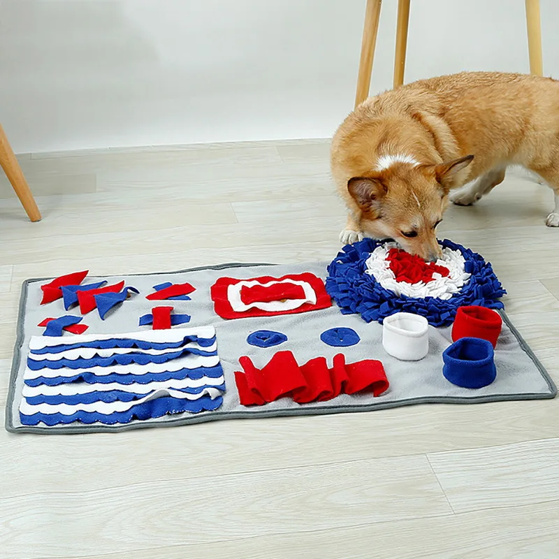 Hoomall мягкий собачий Коврик для тренировки носа, кровати для собак, диванные подушки, тренировочное одеяло, обнюхание, одеяло, жевательные кусающие коврики, товары для домашних животных