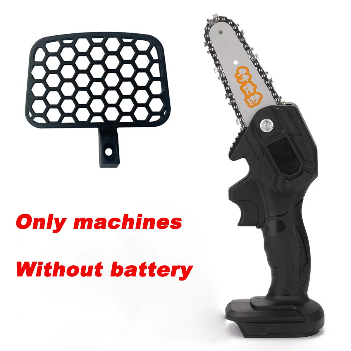 

4 inch Mini Cordless Electric Chain Saw Charger Portable Rechargeable Garden Logging Saw Woodworking Tools
