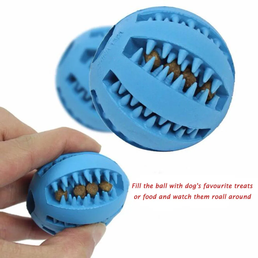 Pet Sof Pet Dog Toys Toy Funny Interactive Elasticity Ball Dog Chew Toy For Dog Tooth Clean Ball Rubber Ball 5/6/7 cm