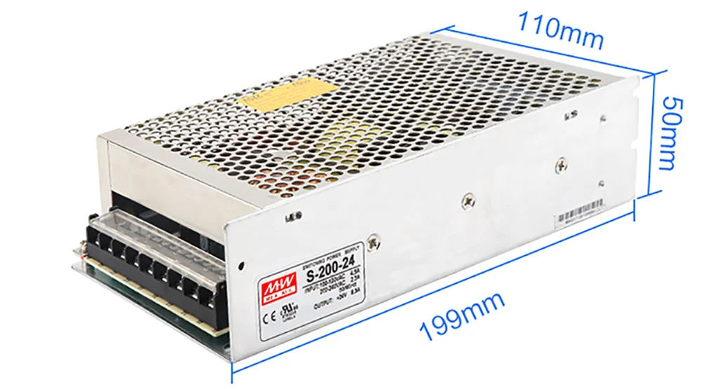 Fonte de alimentação, ac 110v-220v dc, comutador