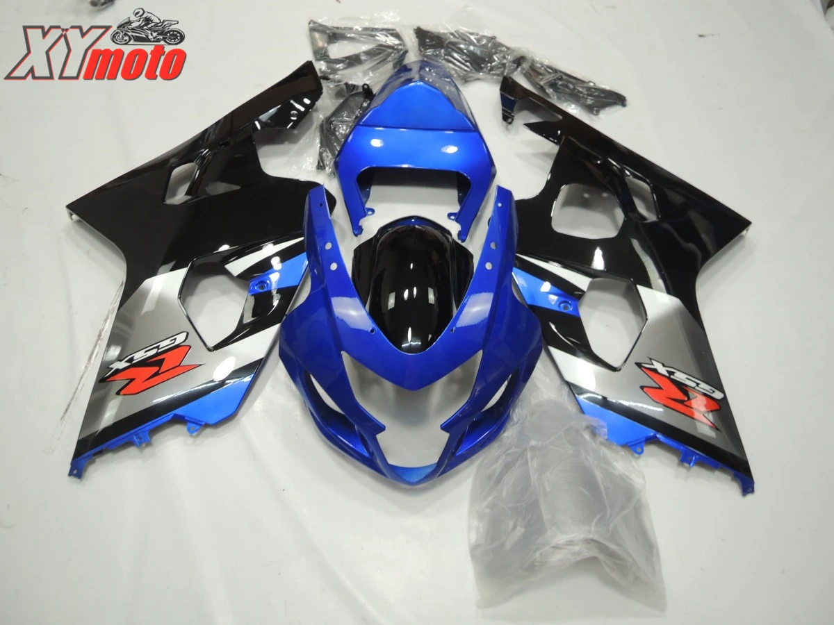 

Motorcycle Fairing Kit For Suzuki GSXR 600 750 K4 04-05 Injection ABS Fairings GSXR K4 2004-2005 Gloss Blue Black Bodyworks