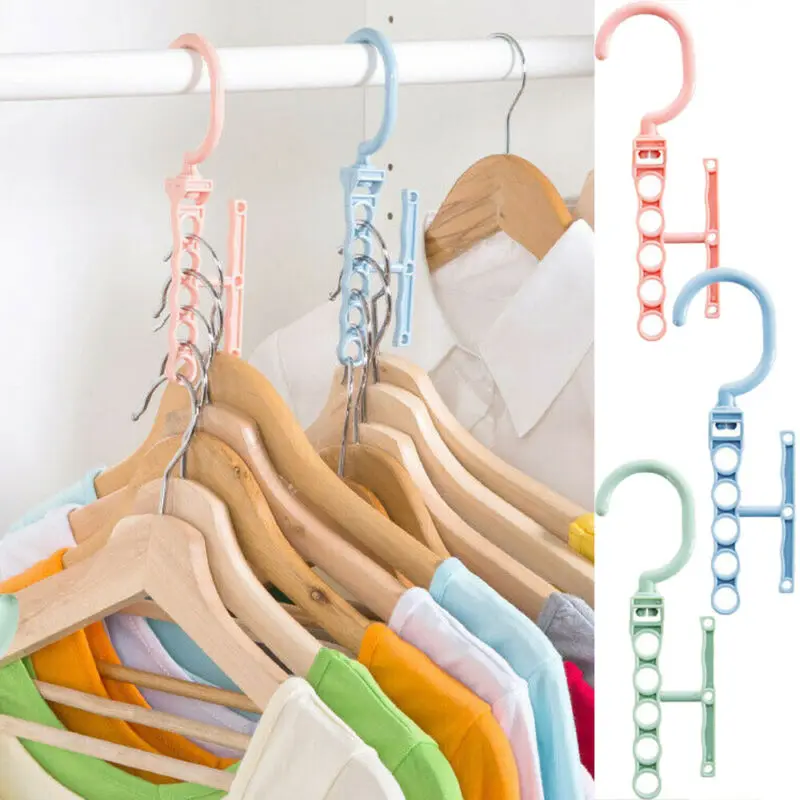 

Hole Space Saver Wonder Magic Hook Hanger Closet Organizer Space Save Practical