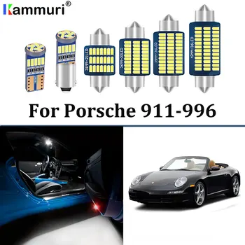 

12pcs White Canbus Car LED Interior Light Kit For Porsche 911-996 Convertible Targa Coupe GT3 GT2 Carrera Turbo 4 S 4S 1998-2005