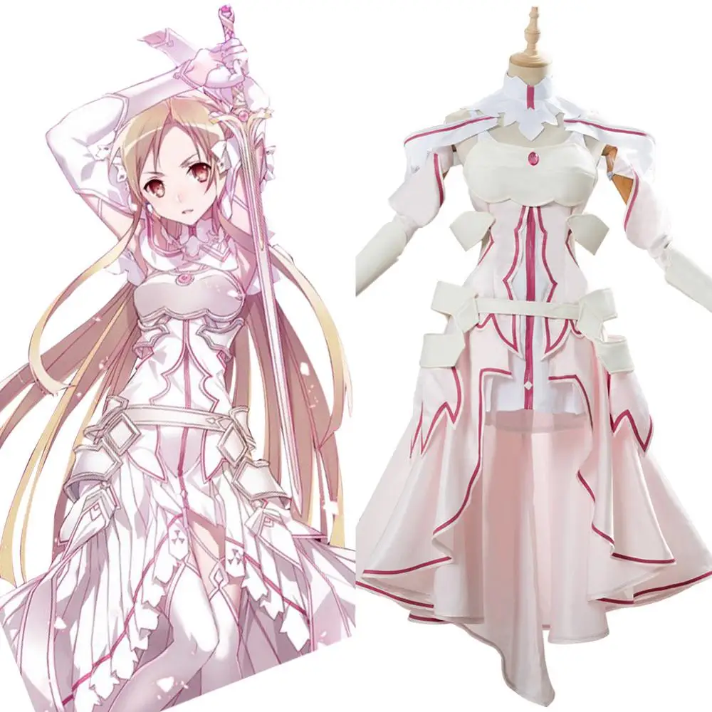 Костюм SAO Alicization Yuuki костюм для косплея Асуна (костюмированных игр) женщин и