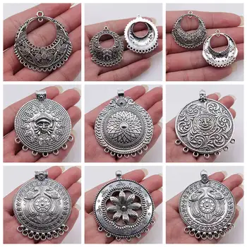 

The Seed Of Life Earring Connector Bracelet Charms Crafts Accessories 3 Pieces